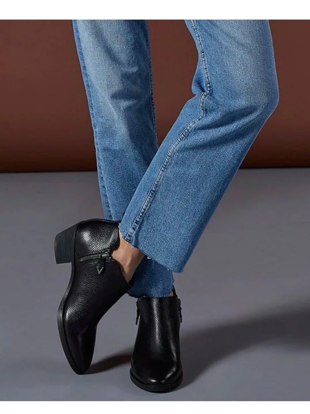 Vionic Cecily Waterproof Pebbled Ankle Boot
